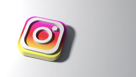 3D-Rendering-Eines-Minimalen-Social-Media-Instagram-Logos